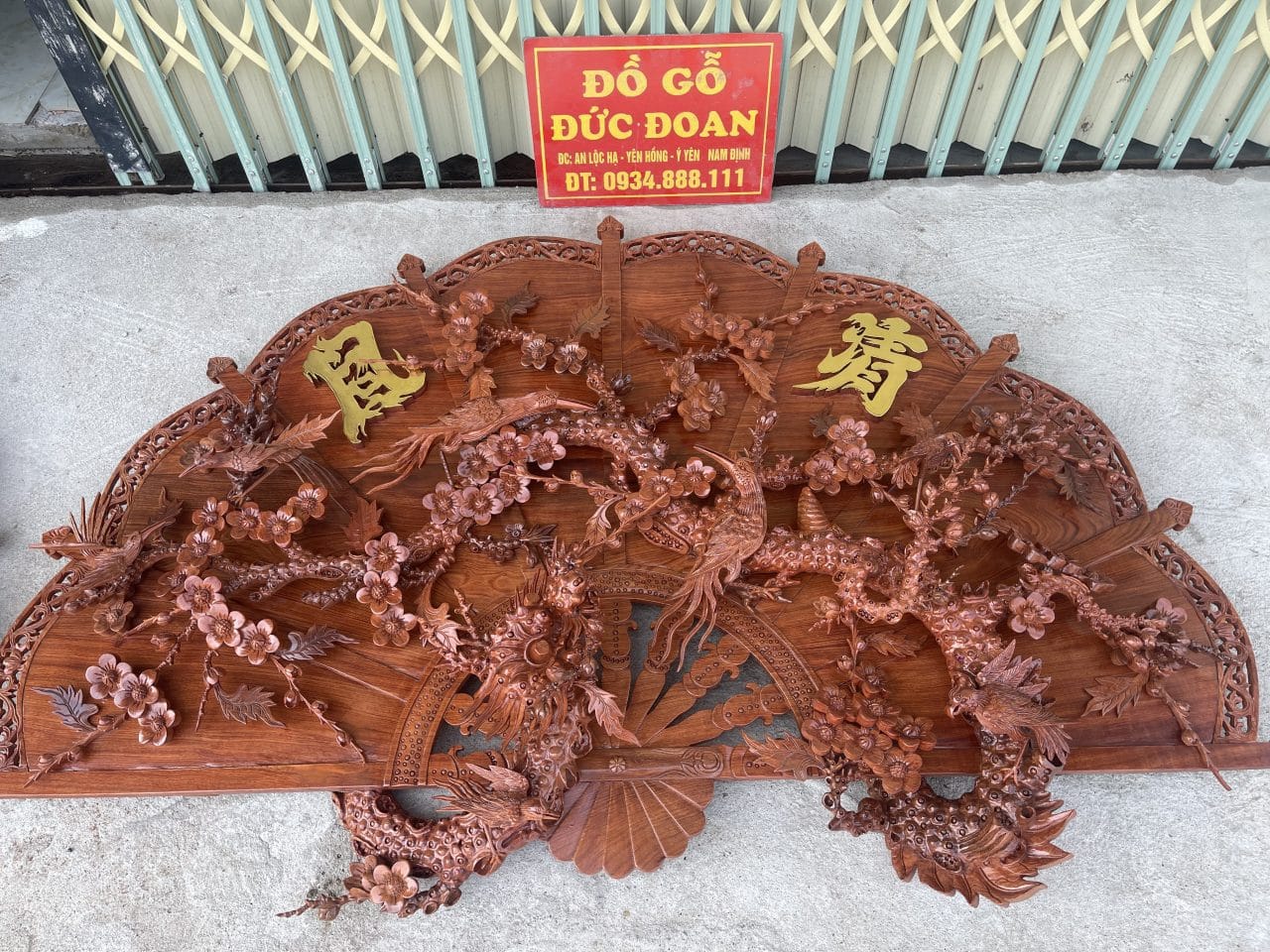 Các mẫu quạt thờ, quạt phong thủy. Thích hợp treo phòng khách, phòng thờ - Ảnh 3