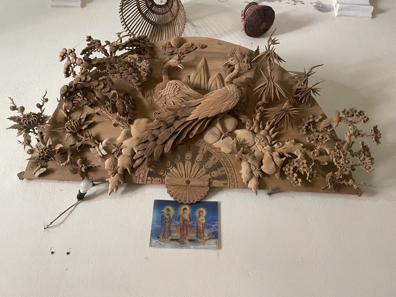 Các mẫu quạt thờ, quạt phong thủy - Ảnh 3