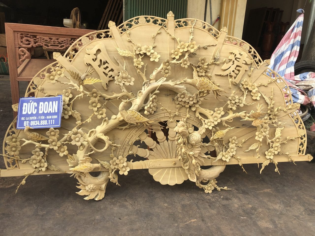 Các mẫu quạt thờ, quạt phong thủy. Thích hợp treo phòng khách, phòng thờ - Ảnh 2