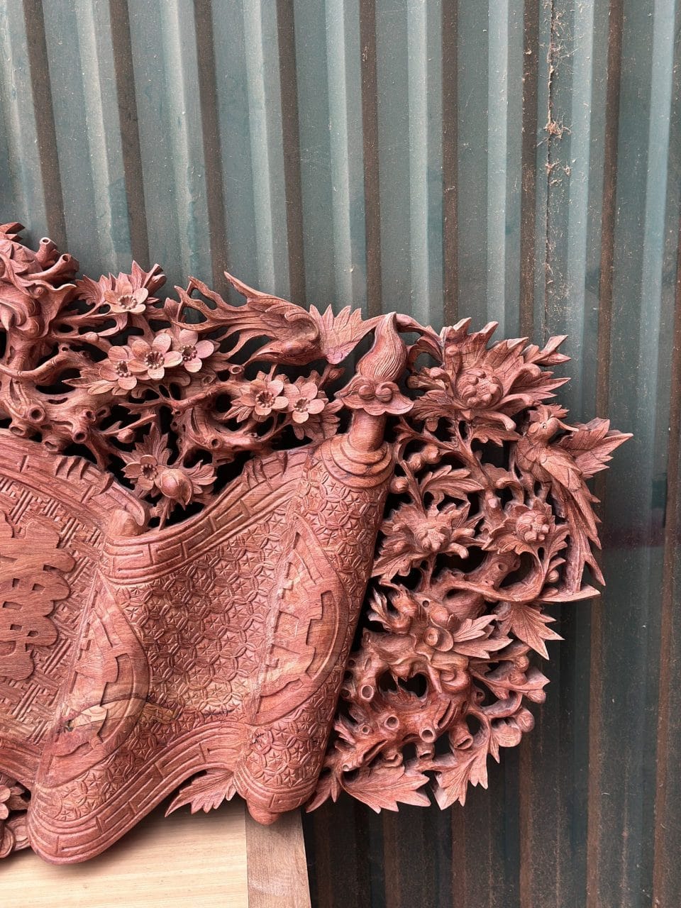 Bộ cuốn thư mai hóa long liền khối - Ảnh 6